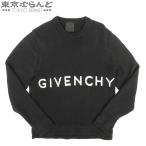 ジバンシィ GIVENCHY ロゴニット ブラック コットン プルオーバー GGロゴ XL セーター メンズ 101709457