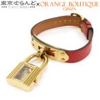 エルメス HERMES ケリーウォッチ 替えベルト 腕時計 パーツ 〇T刻印 ルージュヴィフ レディース ムーブメント 文字盤無し ヴィンテージ 101716649