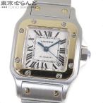 カルティエ CARTIER サントスガルベ SM W20057C4 シルバー SS YG コンビ 腕時計 レディース 自動巻 オートマチック OH済 仕上済 101731518