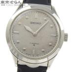 セイコー SEIKO 盲人用時計 風防開閉式 6618-8001 シルバー SS レザー 腕時計 メンズ 手巻 アンティーク 101736578