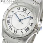 カルティエ CARTIER サントスクーガー MM W20027K1 ホワイト SS 腕時計 ボーイズ クォーツ 101739396