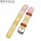 ルイヴィトン LOUIS VUITTON 純正 替え腕時計ベルト ラグ幅15ｍｍ 凸部8.4ｍｍ R17871 ピンクxイエロー モノグラム タンブール ニューウェーブ用 101765529