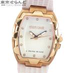 ロベルトカヴァリ バイ フランクミュラー RV2L024L0041 ホワイト SS レザー ストーン 箱・保証書付き 腕時計 レディース クォーツ 展示未使用 101775353