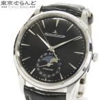 ジャガー・ルクルト マスターウルトラスリム ムーン Q1368471 109.8.A5.S ブラック SS クロコダイル 腕時計 メンズ 自動巻 箱 保証書付 101777928