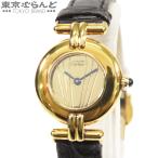 カルティエ CARTIER マスト コリゼ ヴェルメイユ SM 590002 ゴールド シルバー925 SS アリゲーター ミラーダイヤル 腕時計 レディース クォーツ 101782536