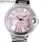カルティエ CARTIER バロンブルー 33mm W6920100 ピンク SS 箱・保証書付き 腕時計 レディース 自動巻 オートマチック 仕上済  25XM 101784779