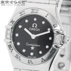 オメガ OMEGA コンステレーション マイチョイス  1566.56 ブラック SS 16P ダイヤモンド 腕時計 レディース クォーツ 101789949