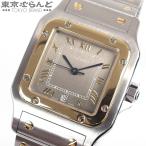 カルティエ CARTIER サントス ガルベ LM W20030C4 グレー ステンレススチール K18YG 腕時計 ユニセックス クォーツ 仕上済 101795047