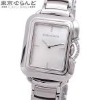 ティファニー 腕時計 Tレクタングル シェルダイヤモンド文字盤 375本限定 ホワイト 69546161 シェル 保証書 レディース QZ 電池交換済 仕上済  25XM 101795111