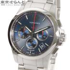 ロンジン LONGINES コンクエスト V.H.P. L37174966 ブルー SS クロノグラフ 腕時計 メンズ クォーツ 箱 保証書付 101795114