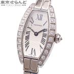 カルティエ CARTIER ラニエール ミニトノー ダイヤモンドベゼル  金無垢 WJ2004W3 ホワイトゴールド K18WG 腕時計 レディース QZ 電池交換 仕上済 101796778