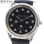 グッチ GUCCI Gタイムレス YA126286 ブラック SS レザー 箱・保証書付き 腕時計 メンズ 自動巻 101806888