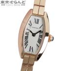 カルティエ ラニエールトノーウォッチ W15372X5 シルバー K18PG ミニ 金無垢 ローズゴールド 腕時計 レディース クォーツ式 電池式 仕上済 電池交換済 101807475