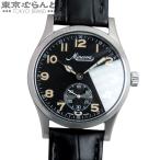 ミネルバ Minerva ピタゴラス A481 cal.48 ブラック SS レザー ラウンド ヴィンテージ 腕時計 メンズ 手巻式 仕上済 101816936