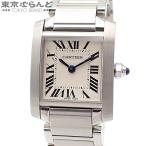 カルティエ CARTIER タンクフランセーズ W51008Q3 ホワイト SS SM 腕時計 レディース 電池式 101818746