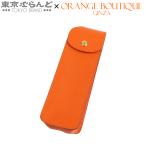  Hermes HERMES пенал *C печать orange Gold металлические принадлежности she-bru мульти- кейс унисекс 101824610