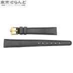 ロレックス ROLEX 純正 替えレザーストラップ ブラック 黒 ゴールド金具 ラグ幅13ｍｍ 尾錠付き 腕時計ベルト レディース 101830060