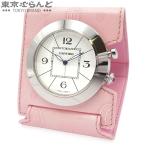 カルティエ CARTIER パシャ トラベルクロック W0100072 ホワイト ステンレススチール レザー デスククロック 置時計 ユニセックス クォーツ式 101831467