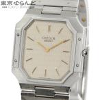 セイコー SEIKO クレドール 9300-5050 グレー SS モノグラム スクエア 腕時計 メンズ クォーツ 101836452