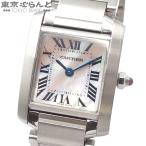 カルティエ 腕時計 タンクフランセーズ SM W51028Q3 ピンク SS シェル レディース QZ 仕上済・電池交換 101839614