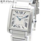 カルティエ CARTIER タンクフランセーズMM W51011Q3 ホワイト SS 腕時計 ユニセックス 電池式 101839624