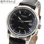 ロンジン LONGINES サンティミエ L2.563.4.59.3 ブラック SS アリゲーター 箱・保証書付き 腕時計 レディース 自動巻 仕上済 101839731