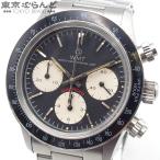 WMT ダブル・エム・ティー モンタナ ブラック ステンレススチール クロノグラフ CAPRONI ダメージ加工 腕時計 メンズ 自動巻 101840442