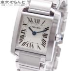 カルティエ CARTIER タンクフランセーズ SM W51008Q3 アイボリー SS 腕時計 レディース クォーツ 電池交換 仕上済 101844838