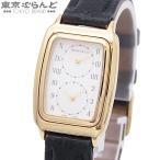 ティファニー 腕時計 クラシック 2タイムゾーン L203 ホワイト K18YG レザー 金無垢 箱付 レディース クォーツ 電池交換 仕上済 101845286