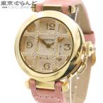 カルティエ パシャグリッド WJ111256 イエローゴールド K18YG ダイヤモンド パシャ ドゥ カルティエ 32mm 金無垢 箱付き 腕時計 レディース AT OH済 101848483