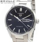 タグホイヤー TAG HEUER カレラ WBN2010 BA0640 ブラック ステンレススチール デイデイト 箱・保証書付き 腕時計 メンズ 自動巻 101849419
