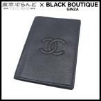 Chanel CHANEL паспорт кейс здесь Mark черный черная икра s gold 18 номер шт. паспорт кейс женский 101850409