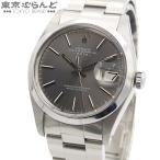 ロレックス ROLEX オイスターパーペチュアルデイト 1500 グレー SS ホワイトレター ゴースト 腕時計 メンズ AT 37番台 オイスターブレス OH 仕上済 101850991