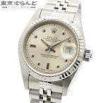 ロレックス ROLEX デイトジャスト 69174 シルバー SS K18WG ピンボールダイヤル 腕時計 レディース 自動巻 ジュビリーブレス 90番台 OH 仕上済 101852147