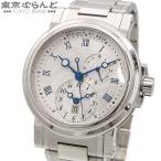 ブレゲ Breguet マリーン GMT G5857ST/12/5ZU シルバー SS デイト シースルーバック 腕時計 メンズ 自動巻 仕上済 101852173
