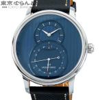 ジャケ ドロー JAQUET DROZ グランセコンド J007030245 ブルー SS レザー カンティエーム 箱・保証書付き 腕時計 メンズ 自動巻 101852894