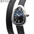 ブルガリ BVLGARI セルペンティ ツイスト 102782 ブラック SS レザー 箱・保証書付き 腕時計 レディース 電池式 101852926
