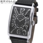 フランクミュラー FRANCK MULLER ロングアイランド レリーフ 1200SC REL ブラック SS レザー 腕時計 メンズ 自動巻 101853245