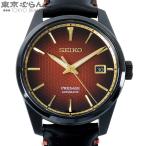 セイコー プレザージュ SARX101 6R35-02B0 ブラウン SS レザー 十三代目 市川團十郎 襲名記念 世界2000本限定 柿色 箱保付 腕時計 メンズ 自動巻 101856453