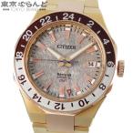 シチズン CITIZEN シリーズ8 NB6032-53P 9054-0065X03 シルバー SS シリーズエイト 世界1300本限定 GMT ゴールド 箱保証書付 腕時計 メンズ 自動巻 101857790