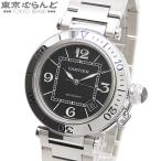 カルティエ CARTIER パシャ シータイマー W31077M7 ブラック SS 箱付 腕時計 メンズ 自動巻 仕上済 101857802