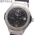 ウブロ HUBLOT クラシック レギュレーター 1860.135.1 ブラック SS ラバー 保証書付き 腕時計 メンズ 自動巻 101857811