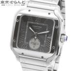 カルティエ CARTIER サントス ドゥ カルティエ ウォッチ WSSA0076 グレー SS ラージサイズ 箱 保証書付 腕時計 メンズ 自動巻 101858062