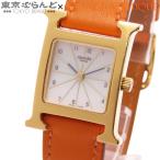 エルメス HERMES Hウォッチ HH1.201 □M刻印 ホワイト SS スイフト ミニ 腕時計 レディース クォーツ 101858074