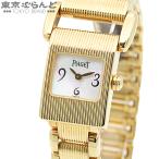 ピアジェ PIAGET ミスプロトコール 5221 イエローゴールド K18YG シェル シェル文字盤 金無垢 腕時計 レディース QZ 電池交換済 101858324