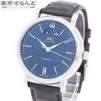 IWC International Watch Company ポートフィノ オートマティック ムーンフェイズ IW459402 ネイビー SS レザー 箱 保証書付 腕時計 メンズ 自動巻 101858871
