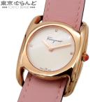 サルヴァトーレフェラガモ Salvatore Ferragamo ヴァラ SFEL00519 ホワイト SS レザー ギョーシェ 腕時計 レディース 電池式 101858877