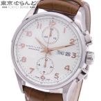 ハミルトン HAMILTON ジャズマスター H32576515 H325760 ホワイト SS レザー Maestro Auto Chrono 箱 保証書付 腕時計 メンズ 自動巻 展示未使用品 101859580