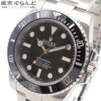 ロレックス ROLEX サブマリーナ ノンデイト 114060 ブラック ステンレススチール オイスターブレス ランダム番 梨地 腕時計 メンズ 自動巻 101861437