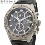 タグホイヤー TAG HEUER カレラ CAR208Z.FT6046 グレー チタン ラバー キャリバー ホイヤー01 クロノグラフ 箱・保証書付き 腕時計 メンズ 自動巻 101863411